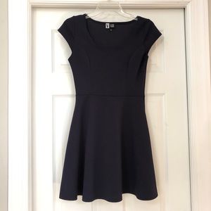 Vibe Sportswear Fit & Flare Mini Active Dress Navy